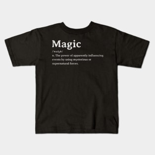 Word Magic definition Kids T-Shirt